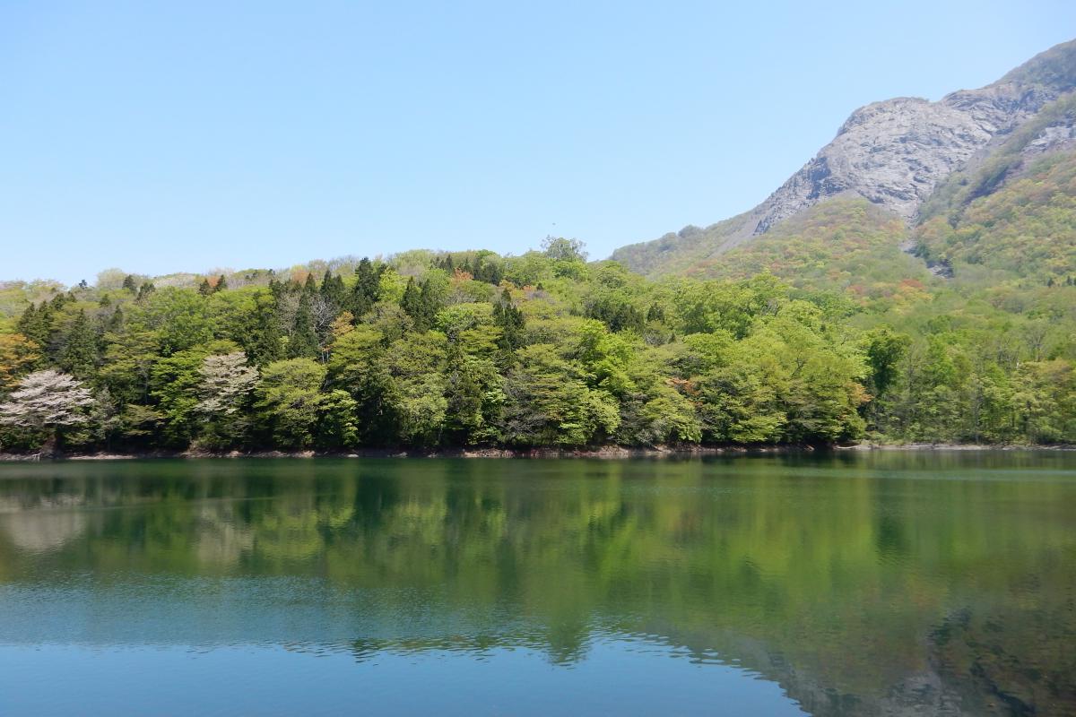 新緑の十二湖33湖めぐり